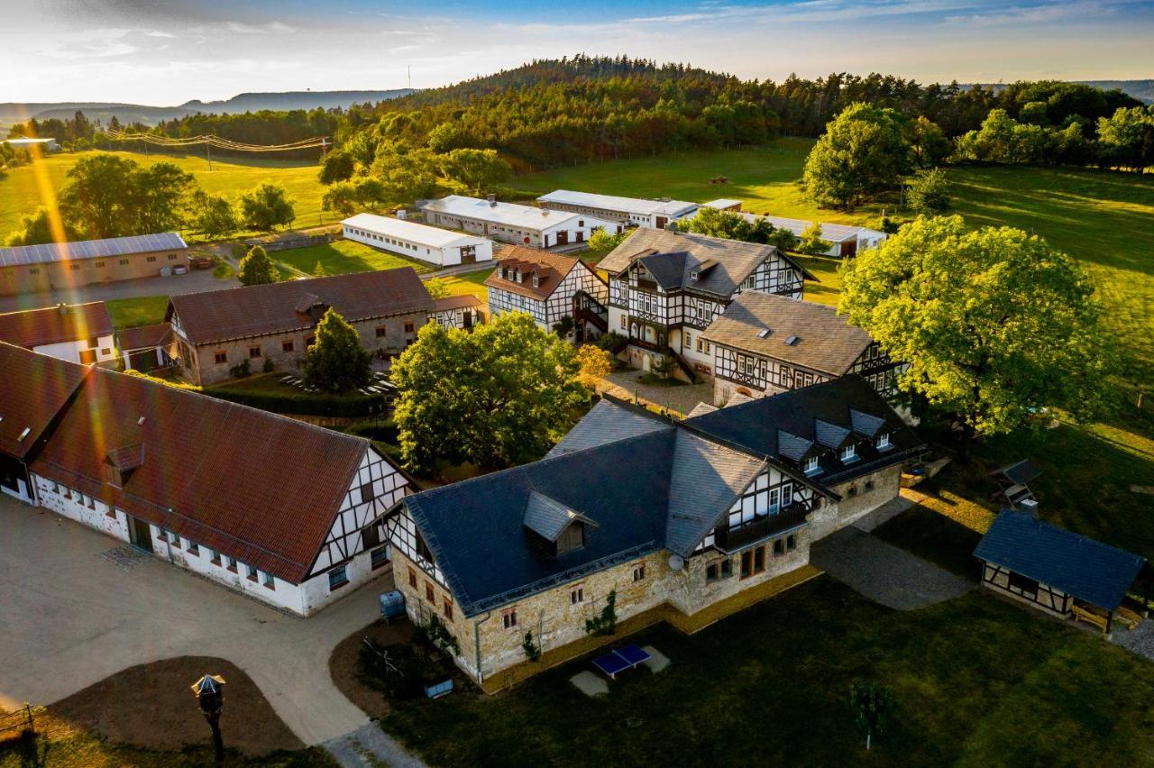Ferienhof Domaene Groschwitz Rudolstadt Bagian luar foto